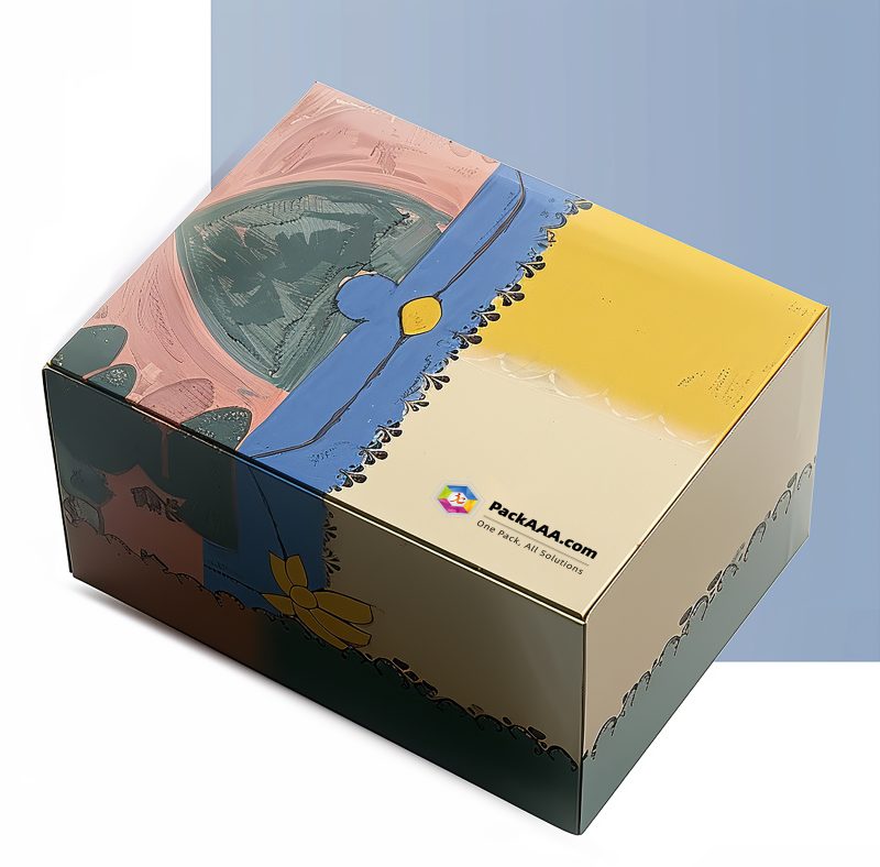 Custom Sturdy Storage Box | Foldable Corrugated Carton With Self-Stick Zipper – Perfect For Packing & Organizing