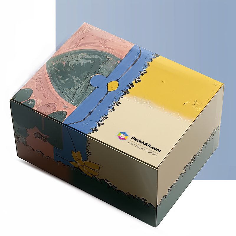 Custom Sturdy Storage Box | Foldable Corrugated Carton with Self-Stick Zipper – Perfect for Packing & Organizing