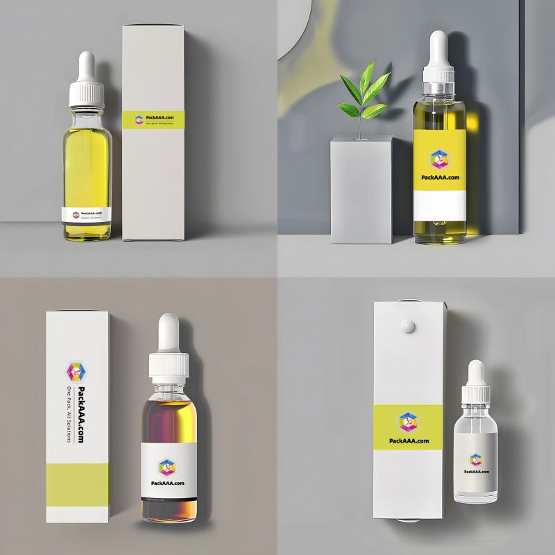 Premium Luxury Skin Care Oil Packaging Box – Elegant Dropper Bottle Design For High-End Brands