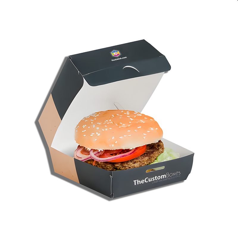 Customizable Eco-Friendly Burger Packaging Boxes | Stylish Designs for Businesses & Retail