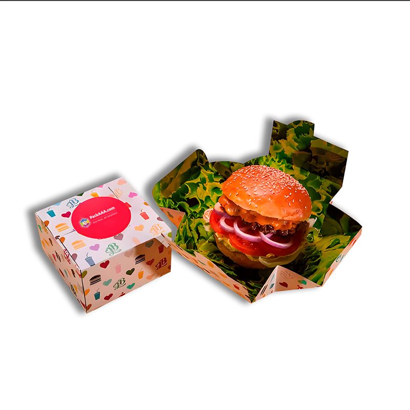 Customizable Eco-Friendly Burger Packaging Boxes | Stylish Designs For Businesses & Retail