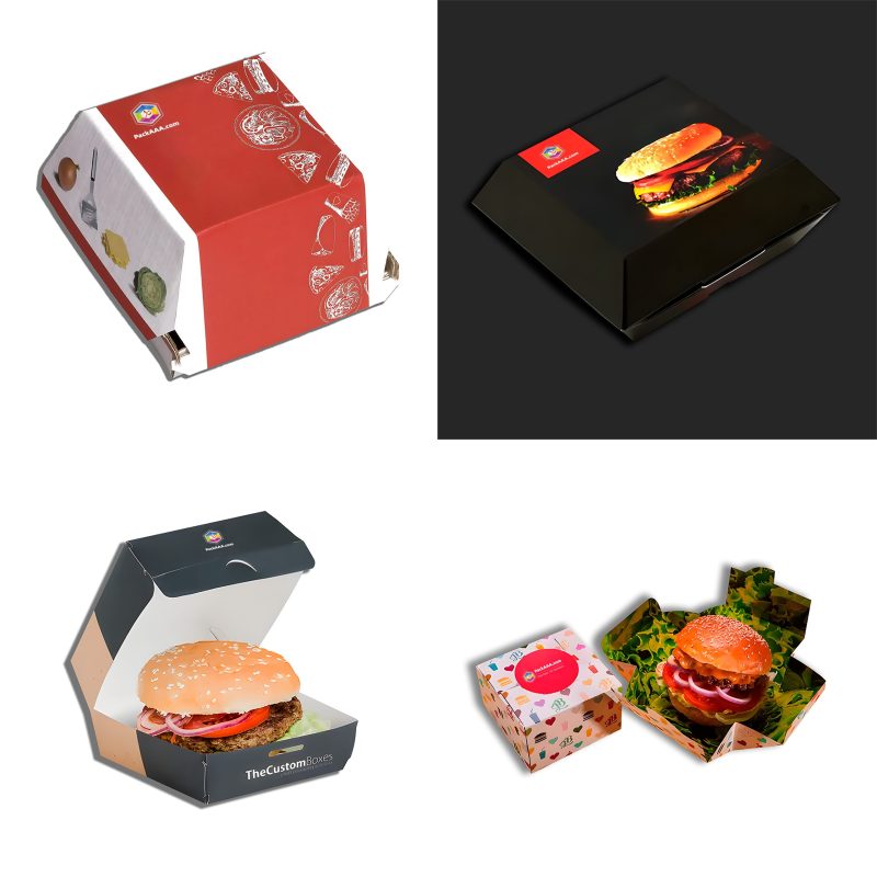 Customizable Eco-Friendly Burger Packaging Boxes | Stylish Designs For Businesses & Retail