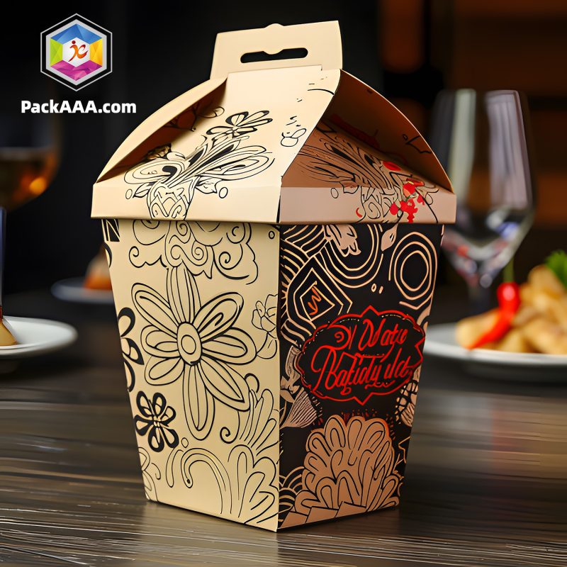 Customizable Chinese Noodles Takeaway Box | Enhance Food Presentation & Drive Sales