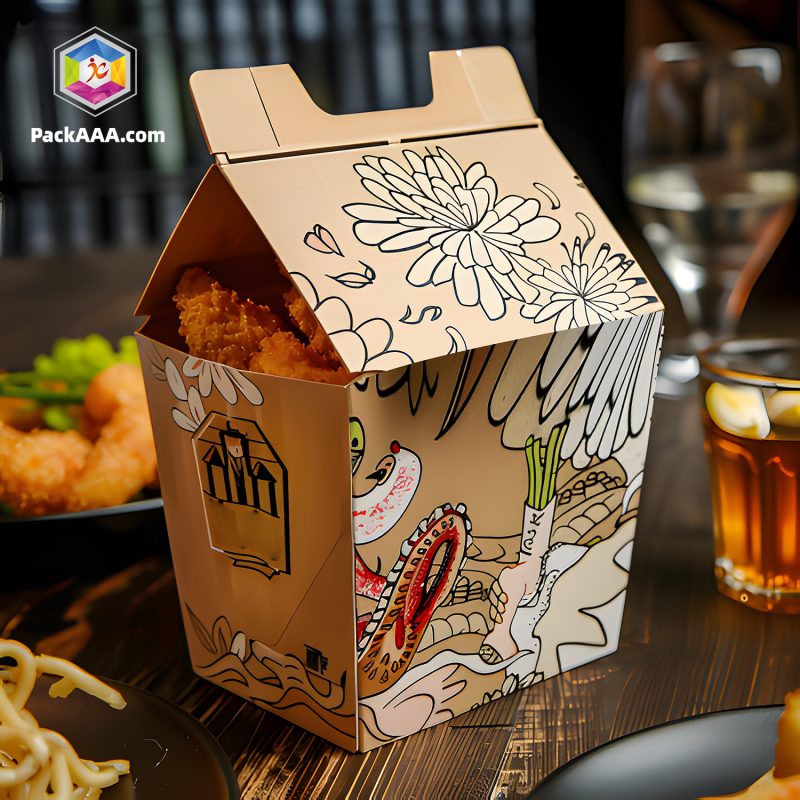 Customizable Chinese Noodles Takeaway Box | Enhance Food Presentation & Drive Sales