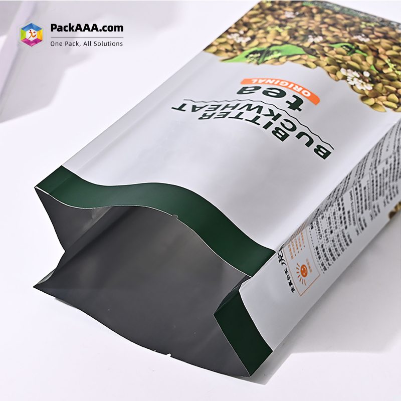 Easy-Tear Aluminum-Plated Accordion Bags | Premium Buckwheat Tea & Composite Packaging Solutions