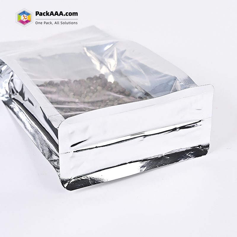 Eight-Side Sealed Window Aluminum-Plated Ziplock Bag