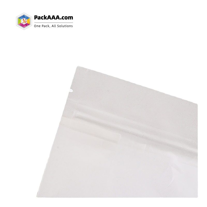 Premium Frosted Window Kraft Paper Ziplock Bags – Eight-Side Seal For Tea & Food Packaging