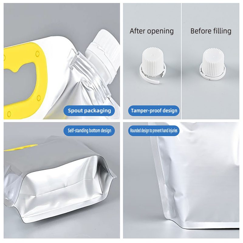 Special-Shaped Aluminum Foil Spout Bags For Beverage & Food Packaging – Portable Self-Supporting Beer Bags