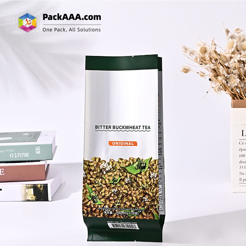 Premium Easy-Tear Aluminum-Plated Accordion Bags For Buckwheat Tea – Durable Composite Packaging Solutions