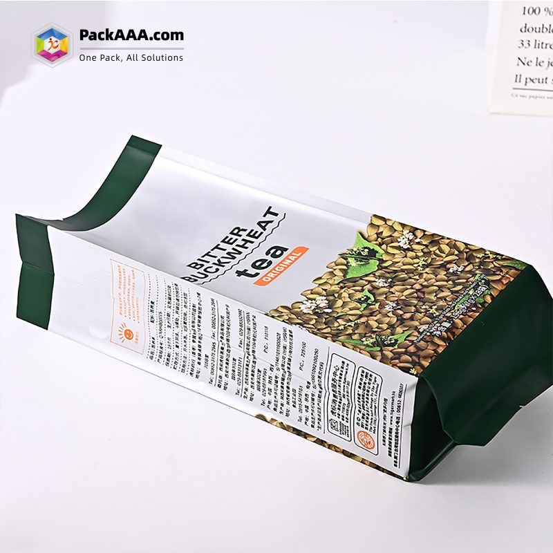 Premium Easy-Tear Aluminum-Plated Accordion Bags For Buckwheat Tea – Durable Composite Packaging Solutions