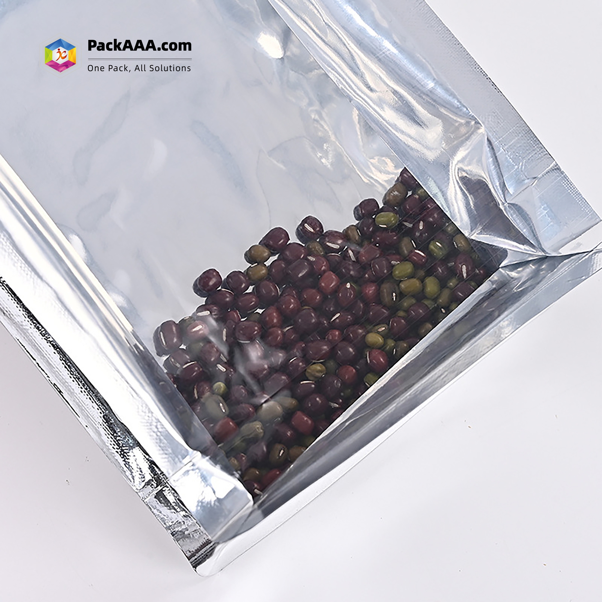 product details 2 - Eight-Side Sealed Window Aluminum-Plated Ziplock Bag